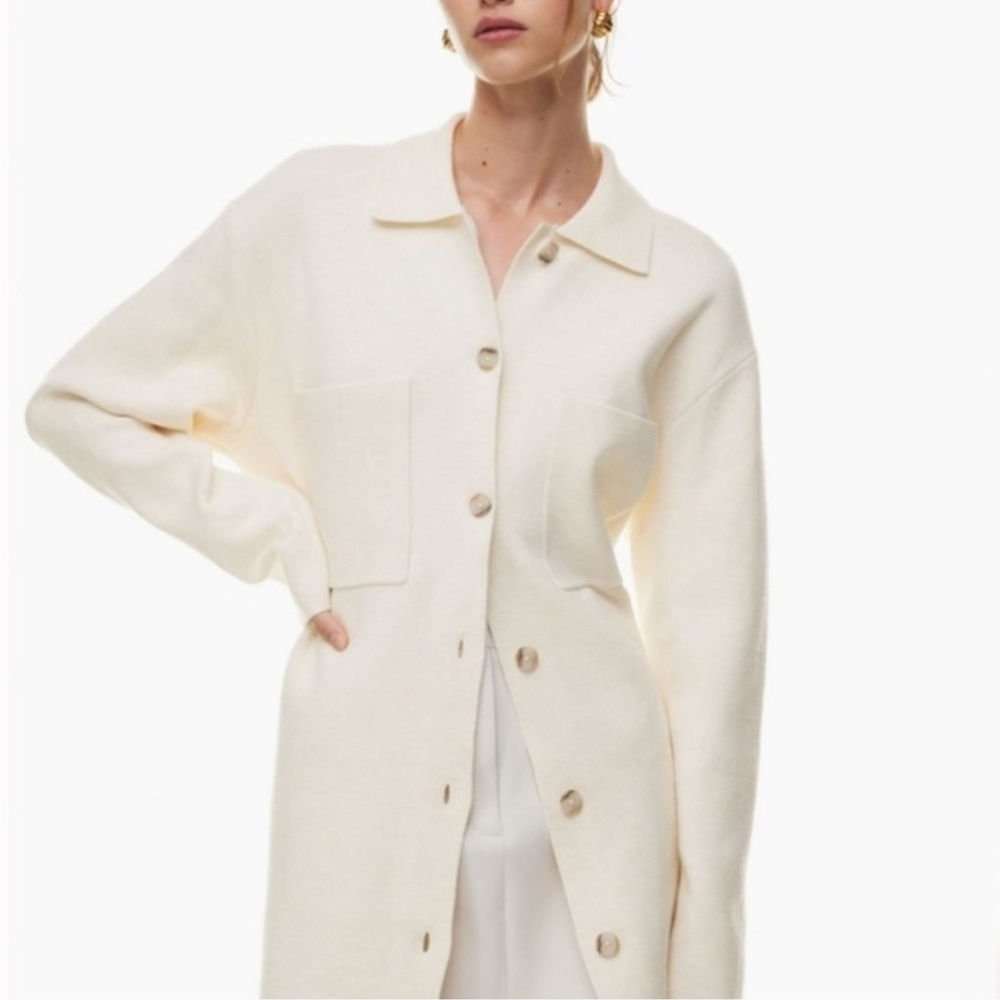 Aritzia Babaton Society Sweater - size small in cream-birch
